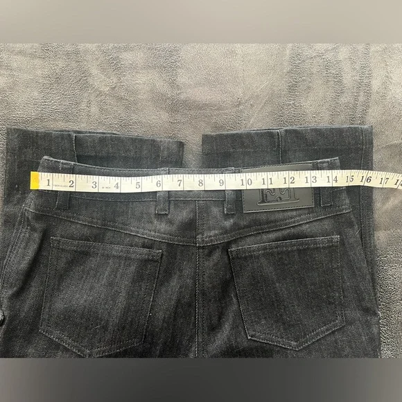 Escada Womens Mid-Rise Wide Leg Jeans size 36 US 6 Inseam 31 - Picture 5 of 11